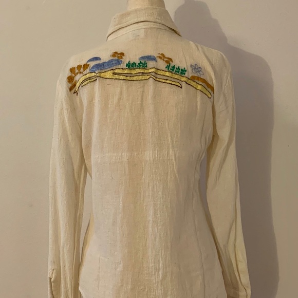 Vintage 1970s Button Down Shirt - Picture 6 of 10